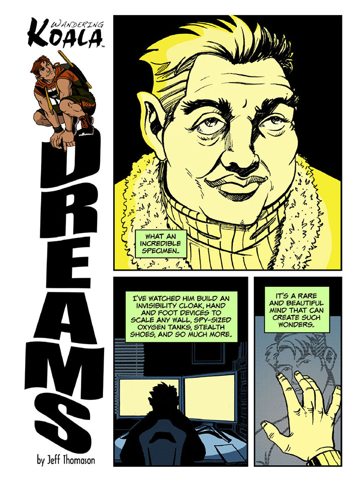 Wandering Koala Comic Issue 2: Dreams, Page 1